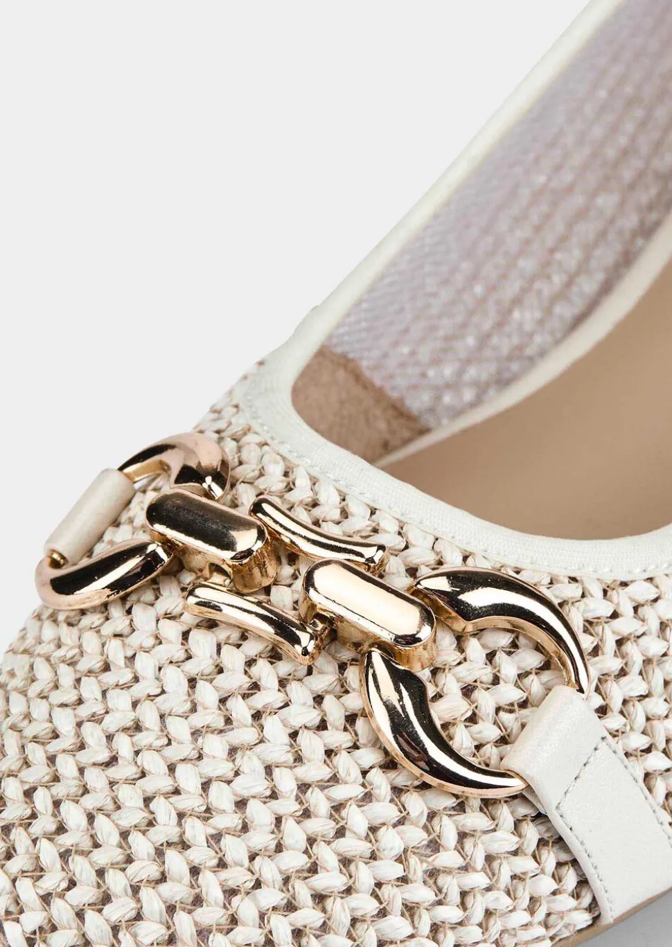 Ballerines, aspect tricot
