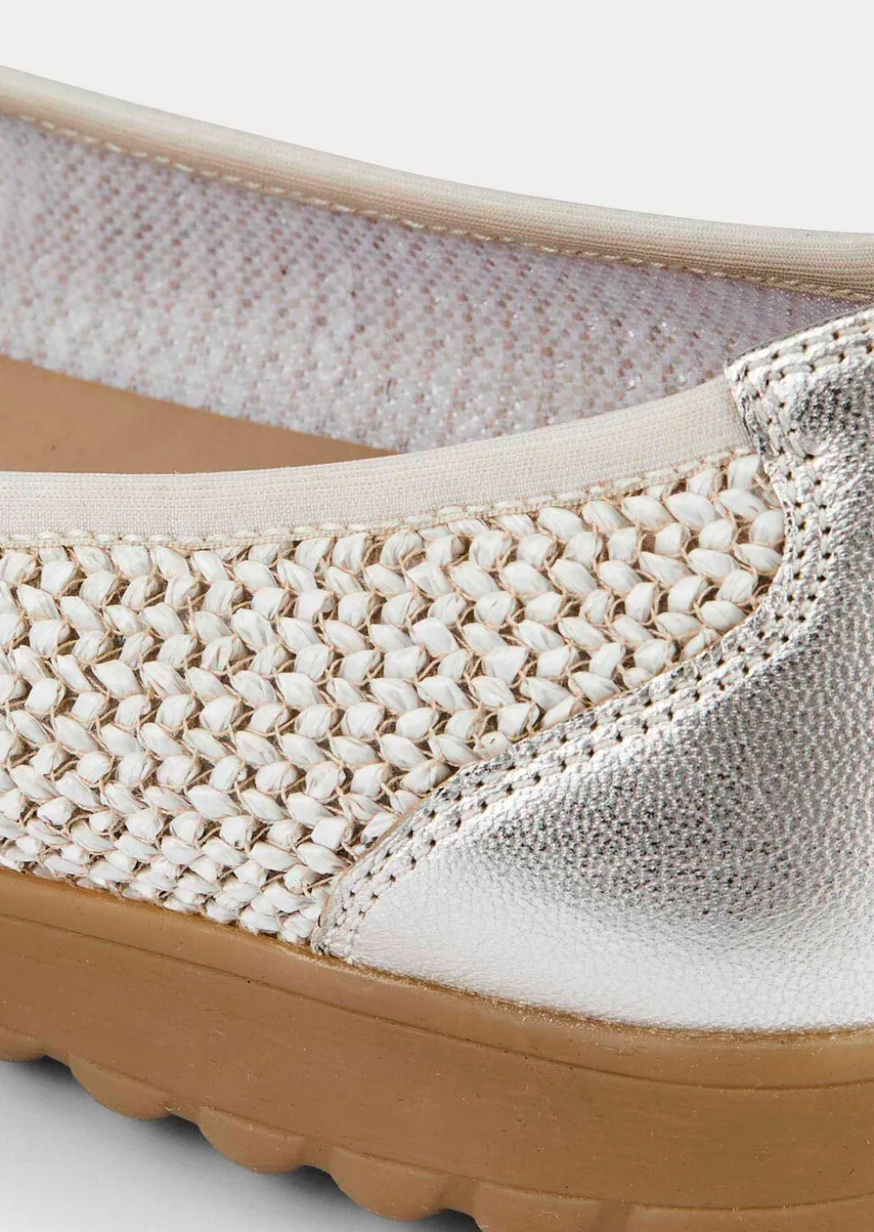 Ballerines, aspect tricot