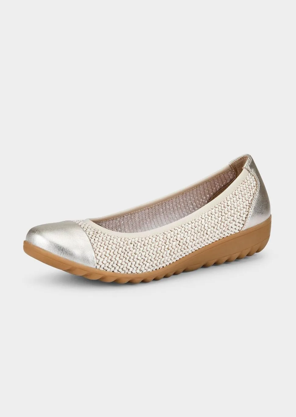 Ballerines, aspect tricot