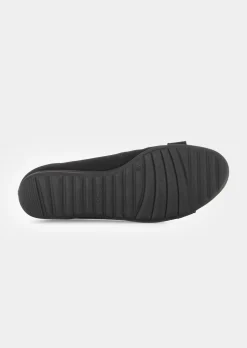 Ballerines en cuir avec chaînette décorative