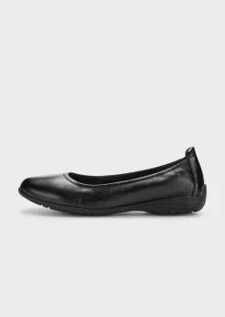 Ballerines en cuir véritable