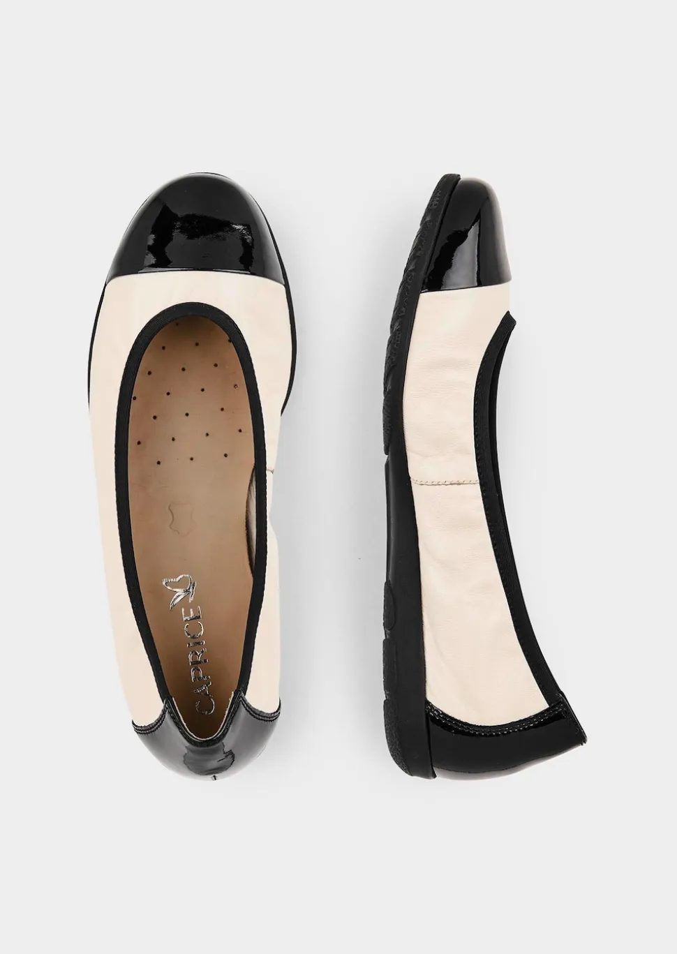 Ballerines en cuir véritable