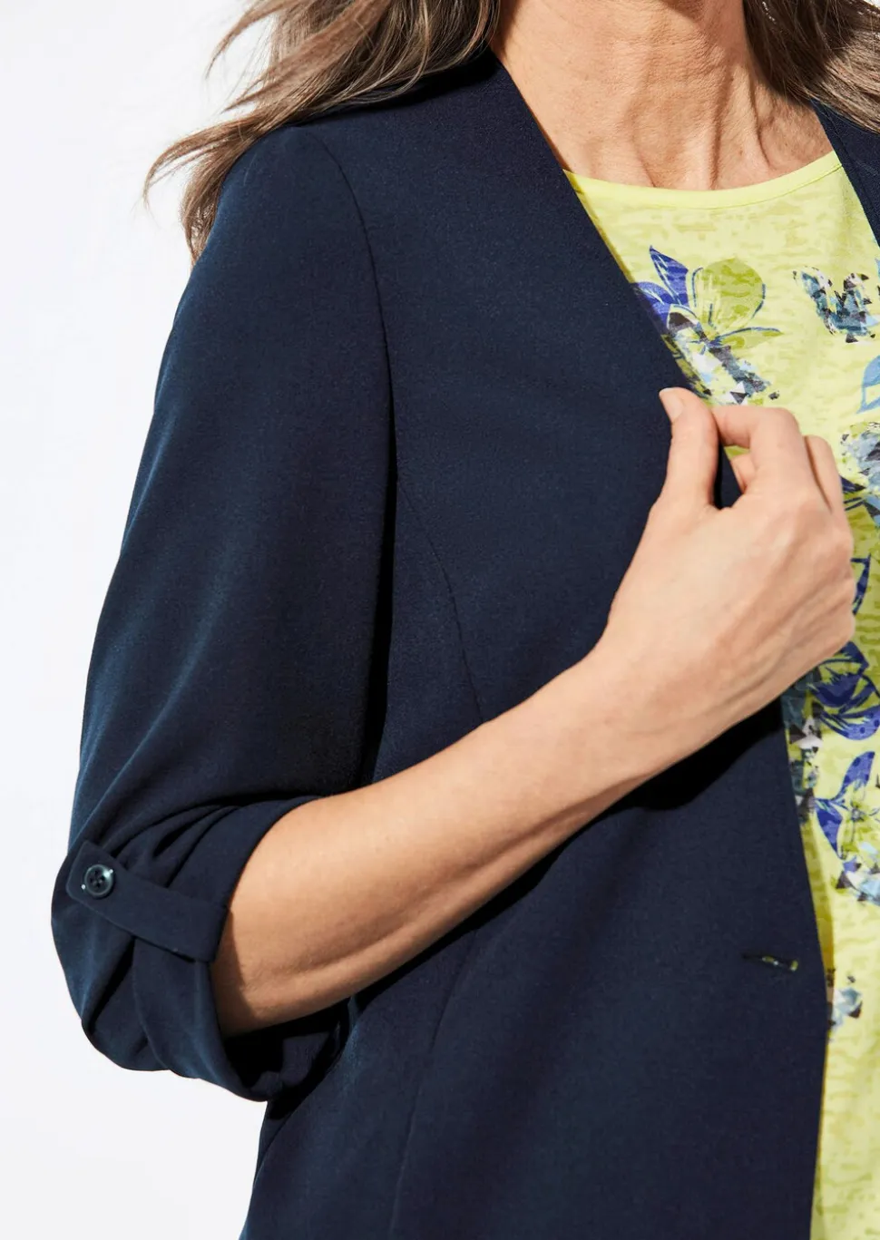 Blazer à col cardigan