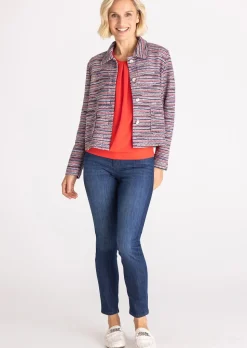 Blazer en bouclette avec fils brillants