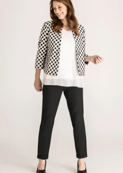 Blazer en jacquard structuré