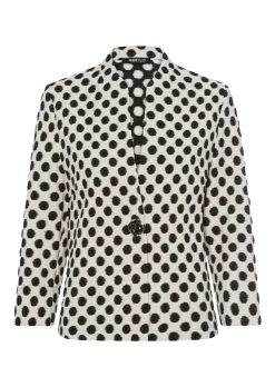 Blazer en jacquard structuré