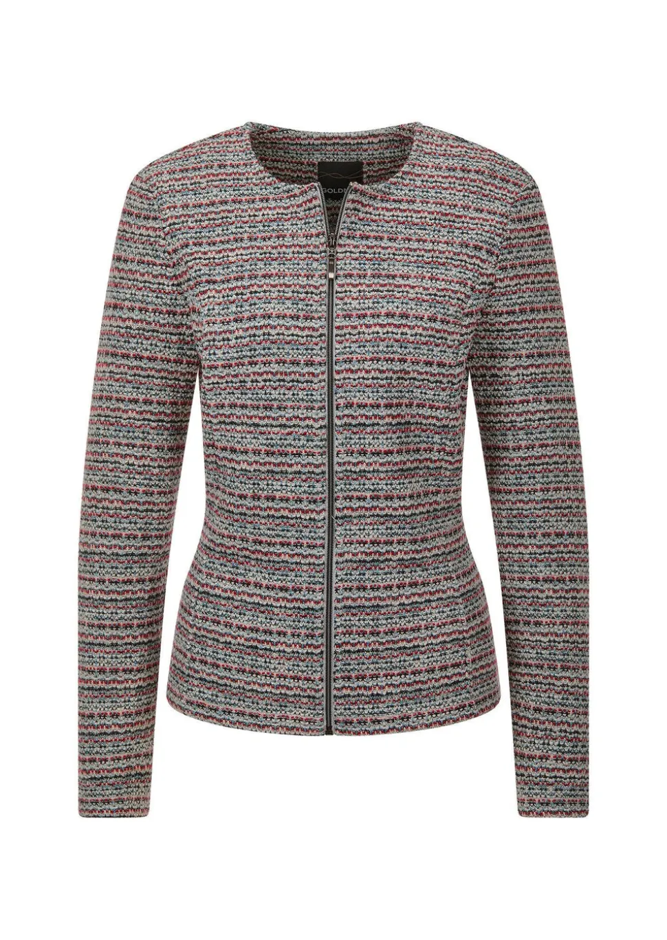 Blazer en jersey, aspect bouclette