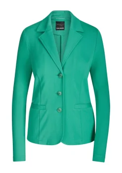 Blazer en jersey avec col tailleur