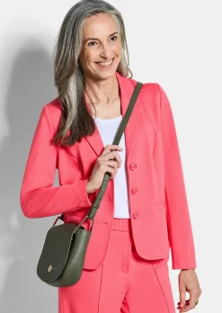 Blazer en jersey avec col tailleur