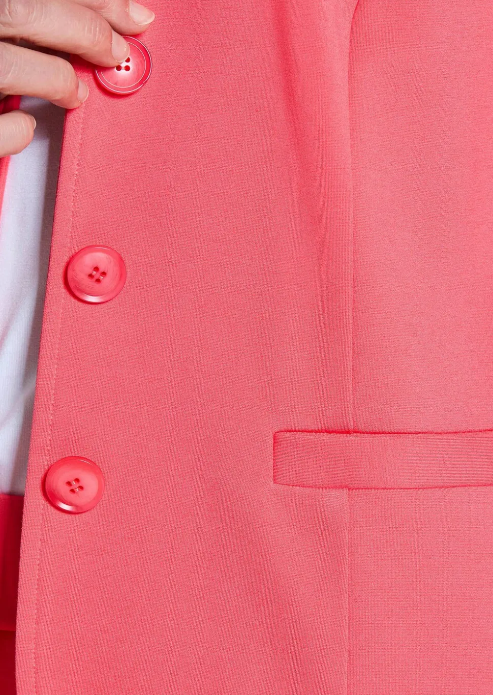 Blazer en jersey avec col tailleur