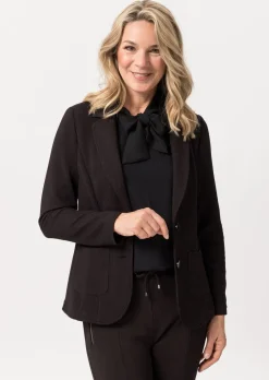 Blazer en jersey structuré, avec poches