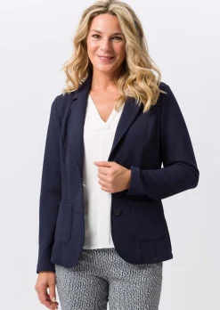 Blazer en jersey structuré, avec poches