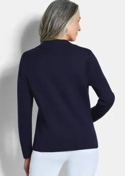 Blazer en tricot avec poches plaquées