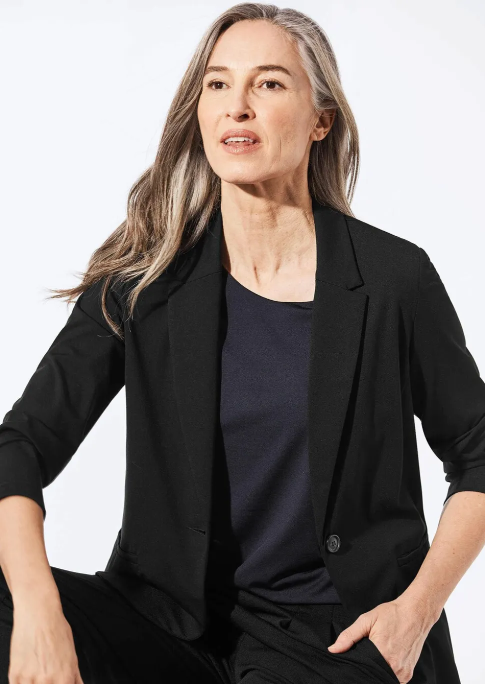 Blazer léger en jersey très agréable à porter