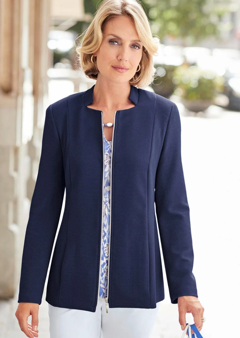 Blazer légèrement extensible