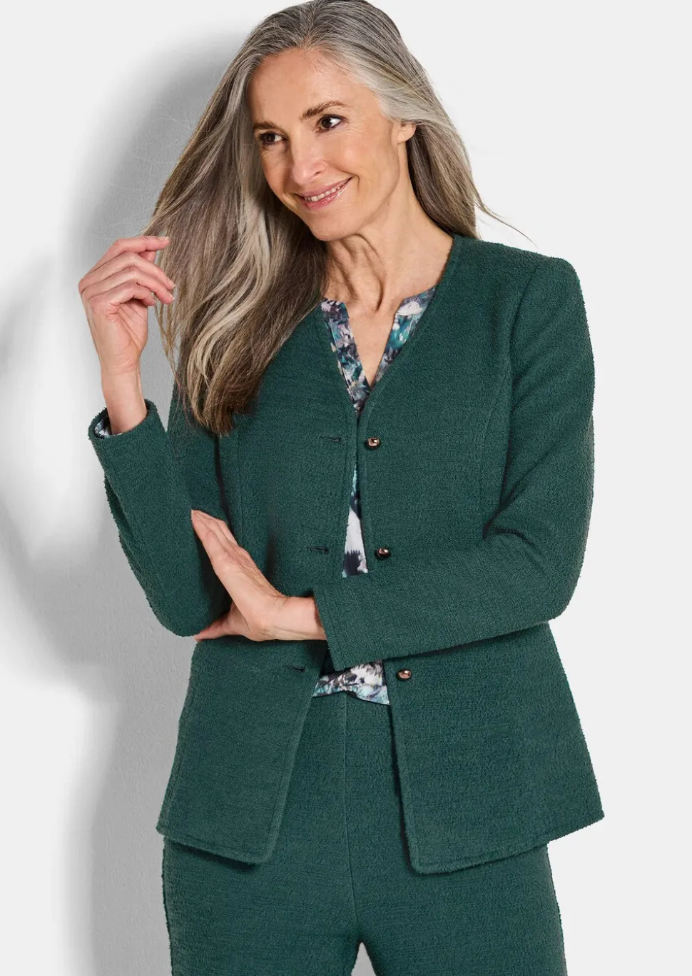 Blazer noble en jersey