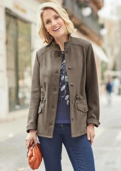 Blazer toucher velours