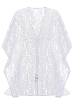 Blouse de plage en dentelle légère