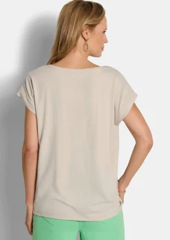 Blouse à encolure bateau