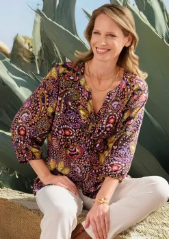 Blouse en pure viscose