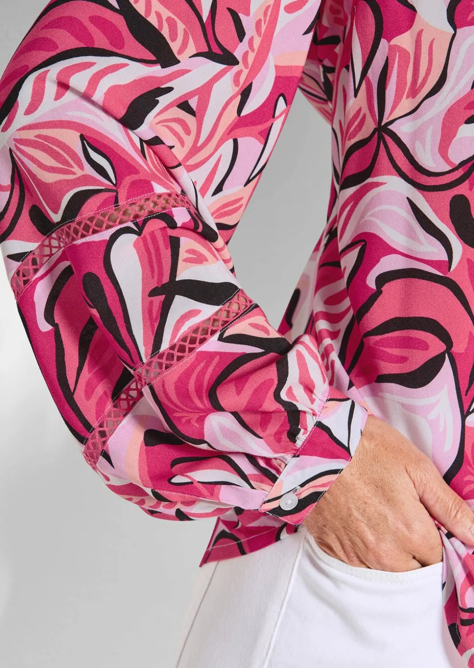 Blouse en viscose avec manches originales