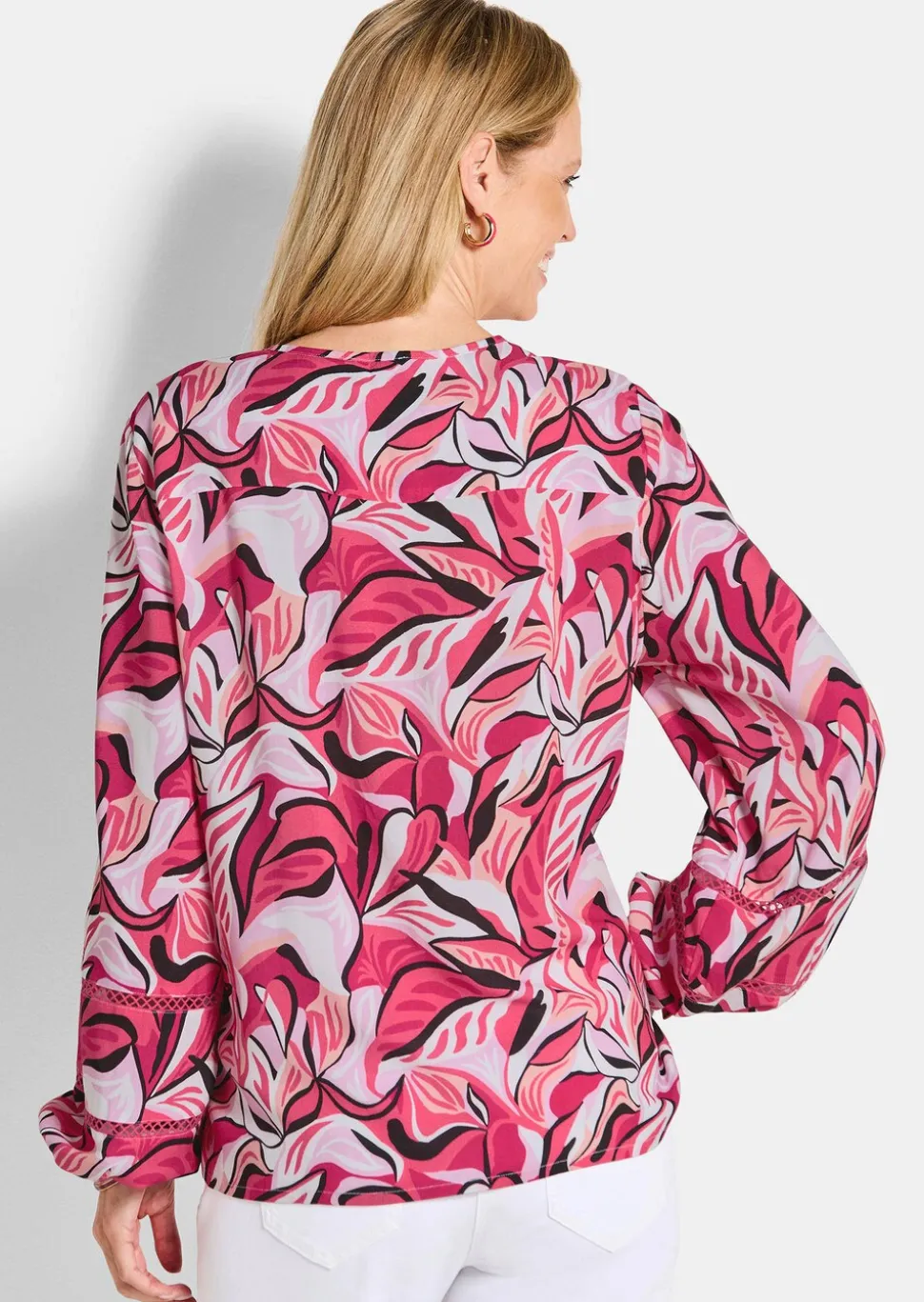 Blouse en viscose avec manches originales