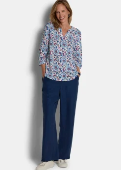 Blouse en viscose avec motif floral