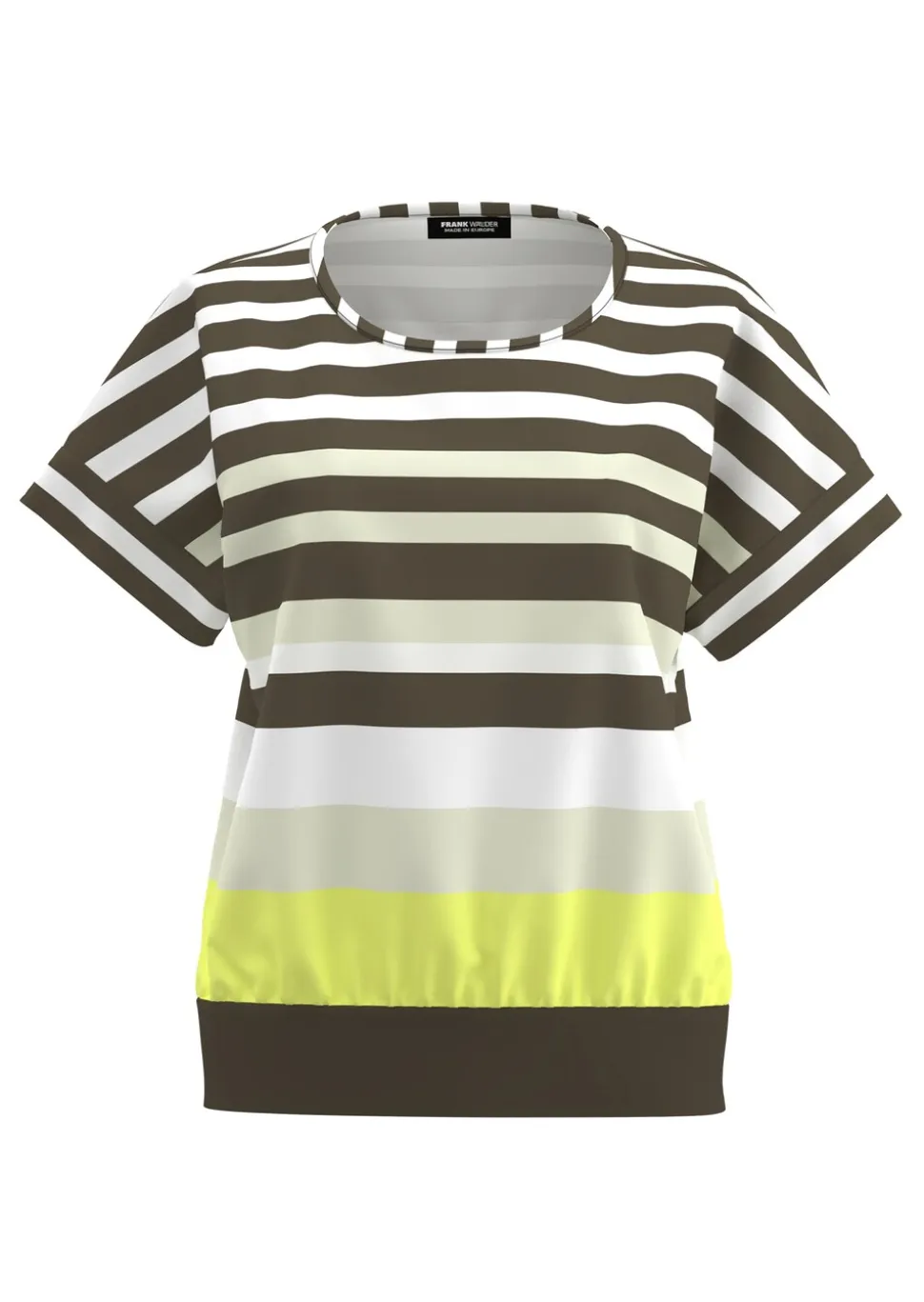 Blouse fluide à larges rayures