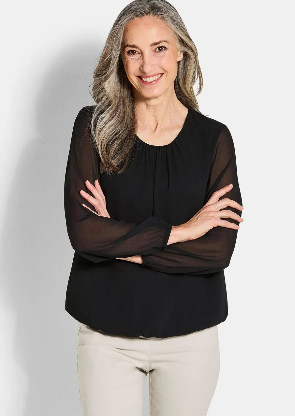 Blouse élégante en voile
