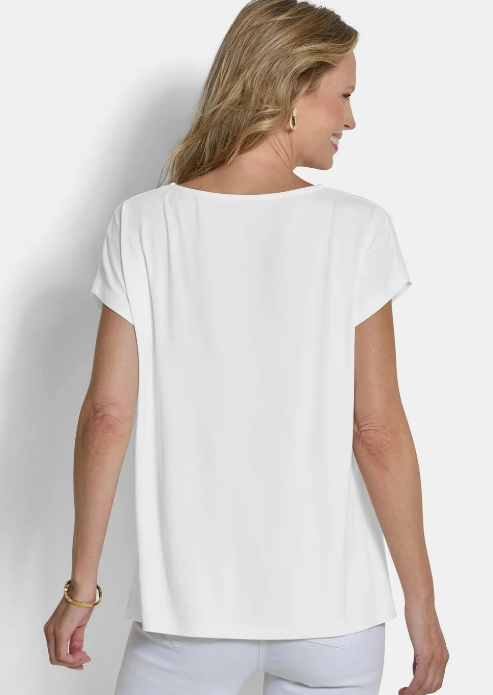 Blouse raffinée avec pierres scintillantes