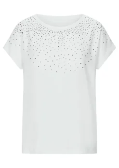 Blouse raffinée avec pierres scintillantes