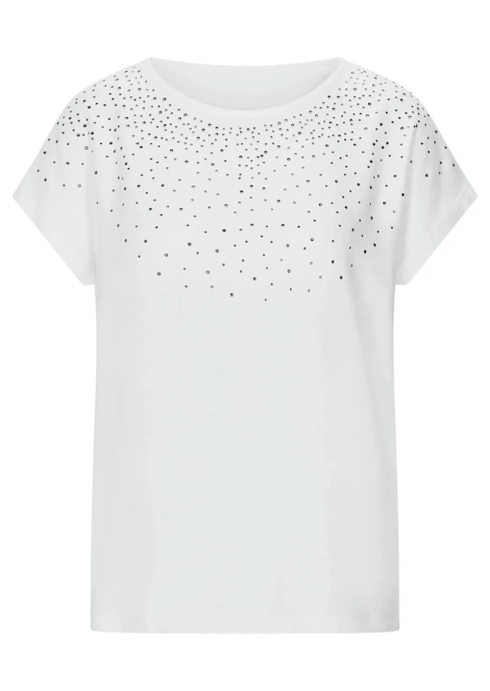 Blouse raffinée avec pierres scintillantes