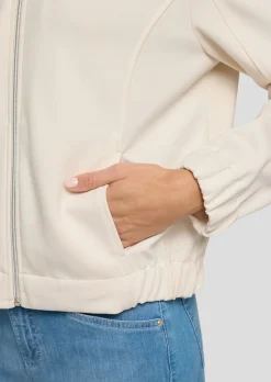 Blouson en jersey avec fermeture zippée