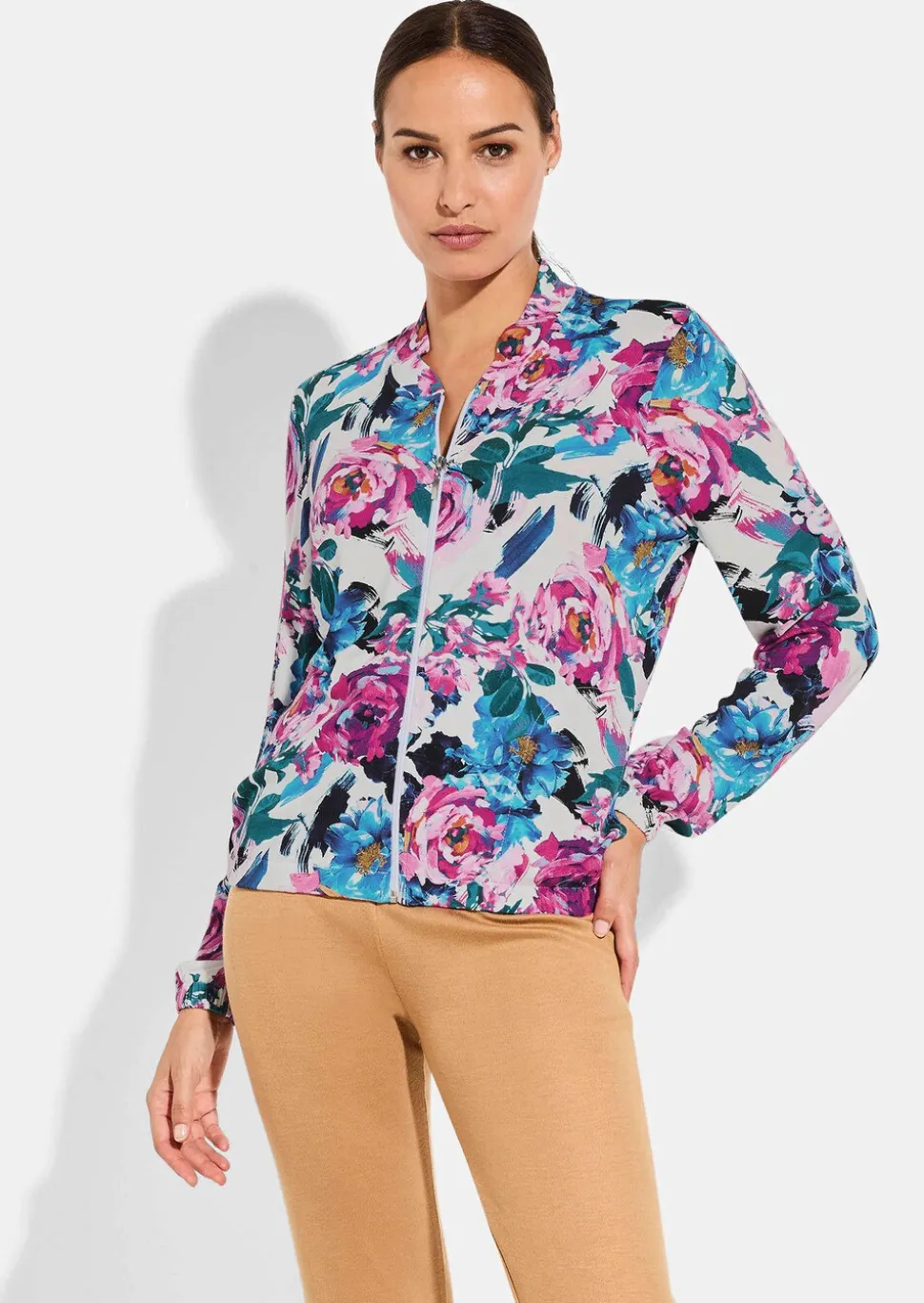 Blouson en jersey de viscose