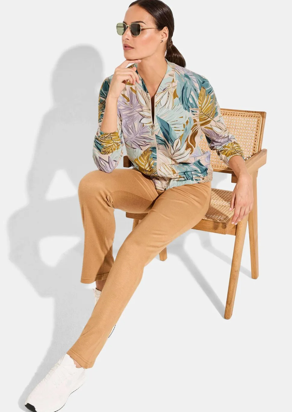 Blouson en jersey de viscose