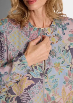 Blouson léger en satin de viscose