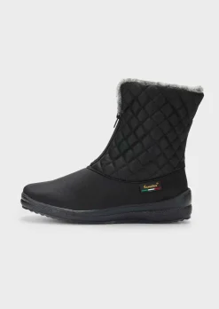 Bottes d’hiver avec surpiqûres en forme de losange