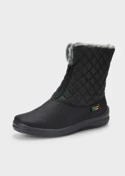 Bottes d’hiver avec surpiqûres en forme de losange