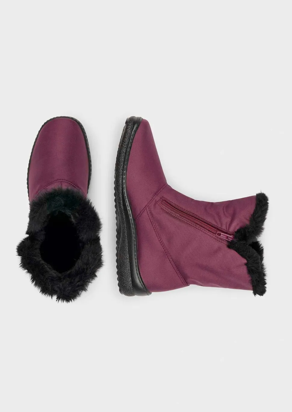 Bottes d’hiver doublées avec zip