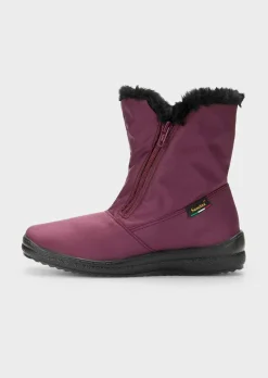 Bottes d’hiver doublées avec zip