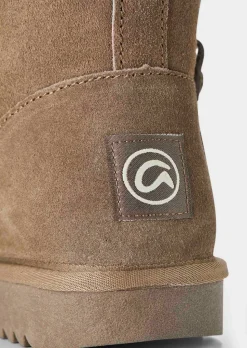 Bottines avec doublure en peau d'agneau