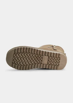 Bottines avec doublure en peau d'agneau