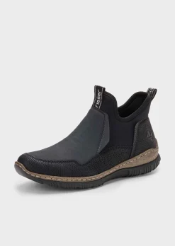 Bottines avec empiècement extensible