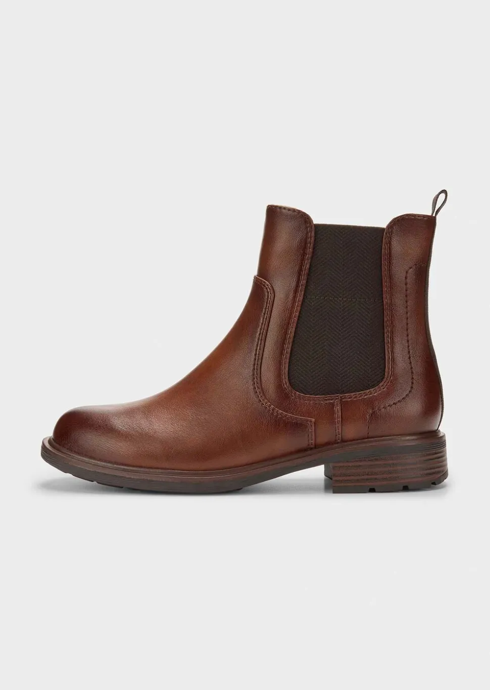 Bottines Chelsea avec fermeture zippée.