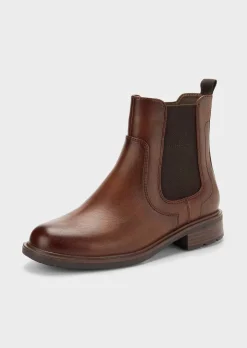 Bottines Chelsea avec fermeture zippée.