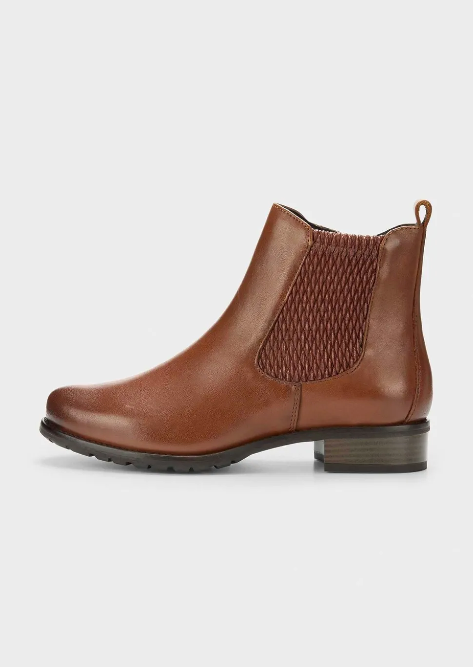 Bottines Chelsea en cuir de vachette