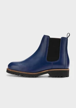 Bottines Chelsea en cuir véritable