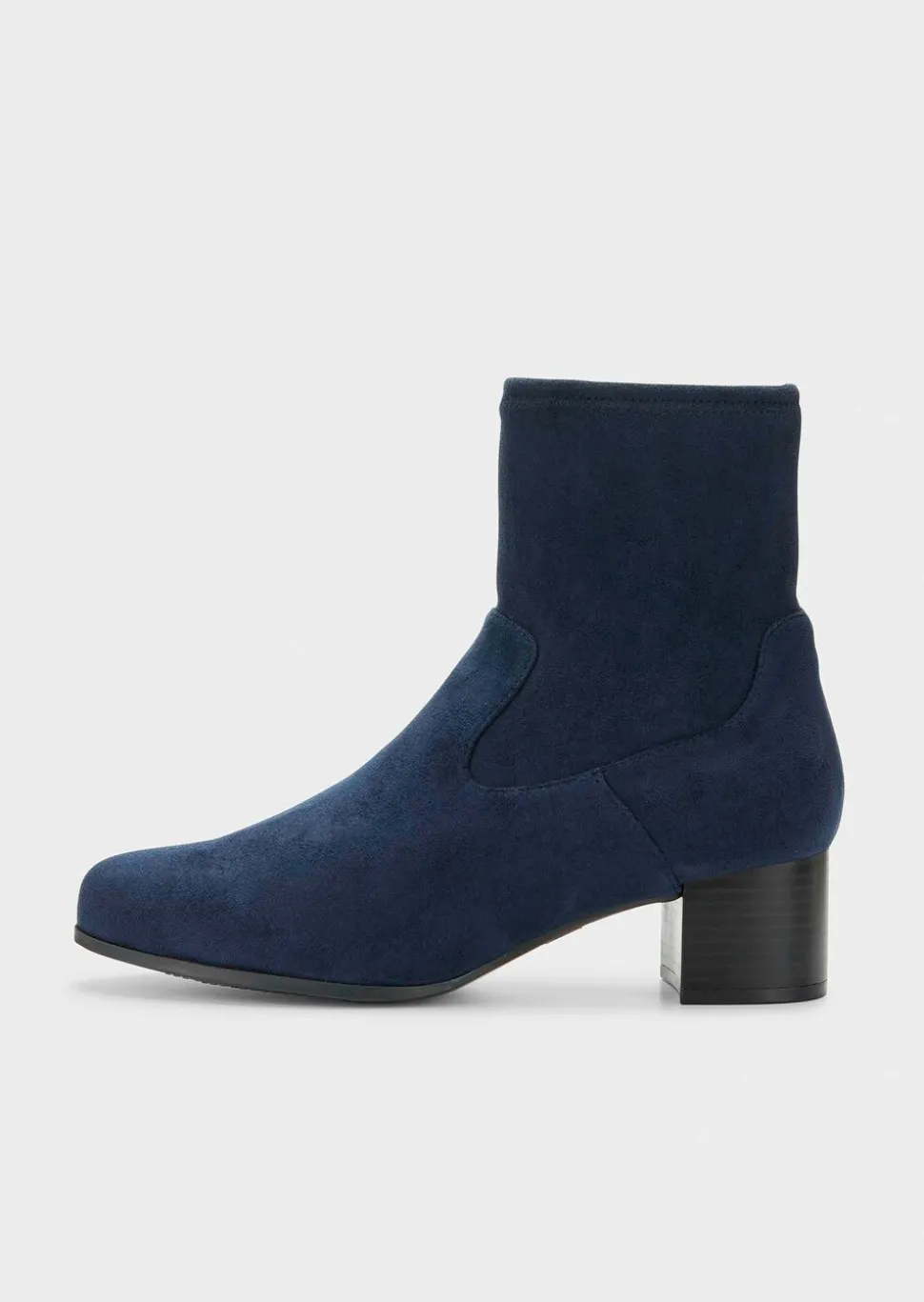 Bottines en aspect daim