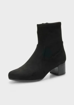 Bottines en aspect daim