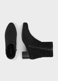 Bottines en aspect daim